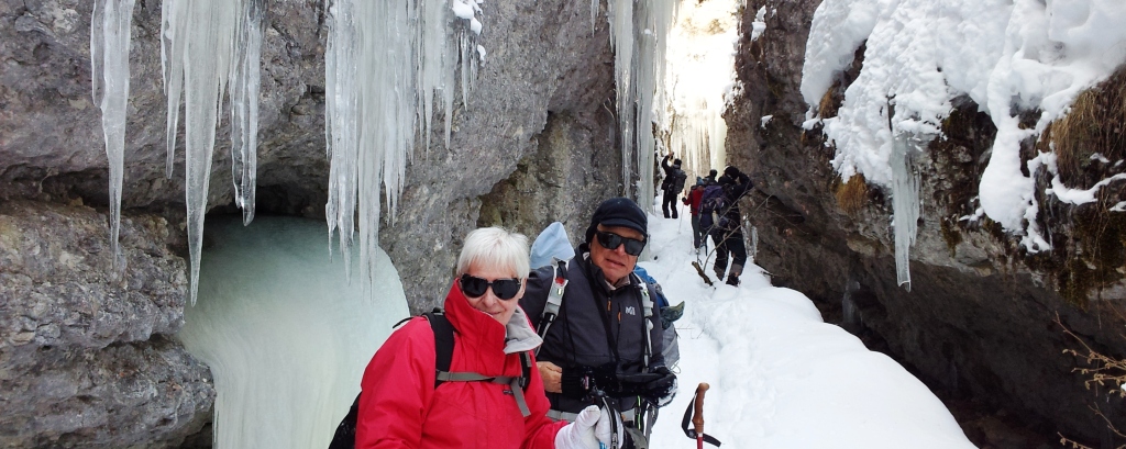 La gallerie des glaces, petit passage dans Parc des Ecrins