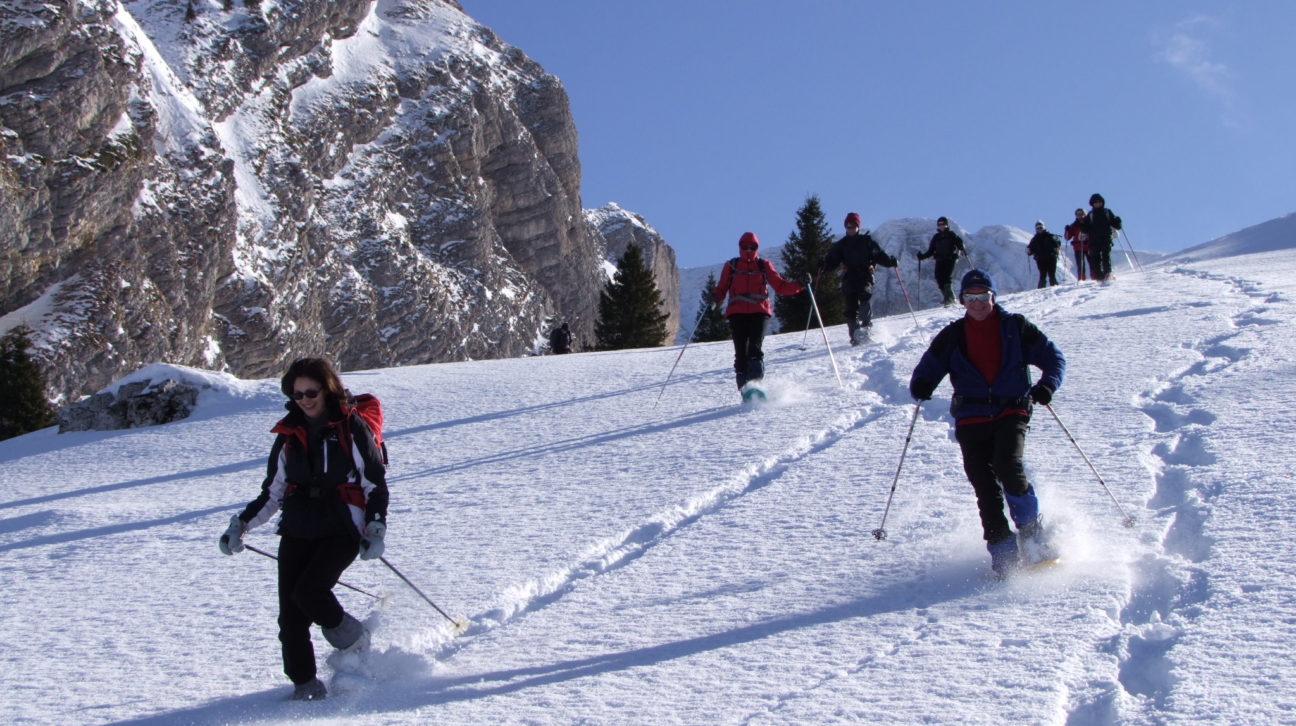 1 séj. raquettes et détente joyeuse descente dans la poudreuse