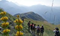 randonnée en groupe haut verdon