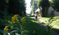 arrivée au gîte des Grands Bois